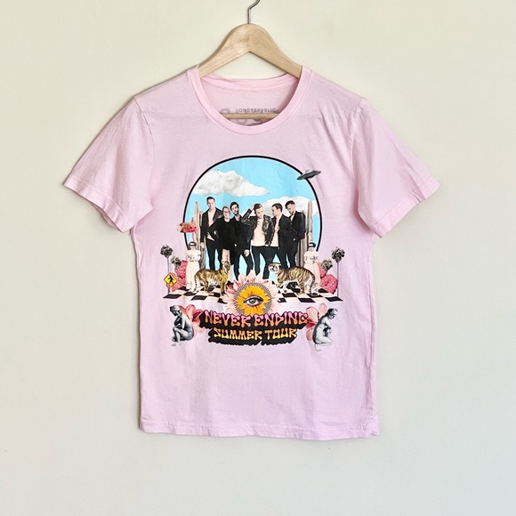 One Republic Never Ending Summer Tour 2022 Pink Concert T Shirt Adult size Small - Picture 2 of 7